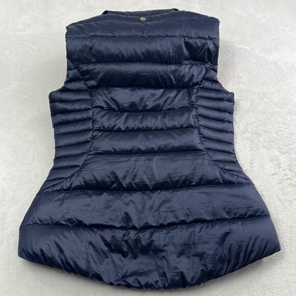 Lilly Pulitzer XS Down Navy Blue Puffer Vest Allie Packable‎ - Picture 10 of 12